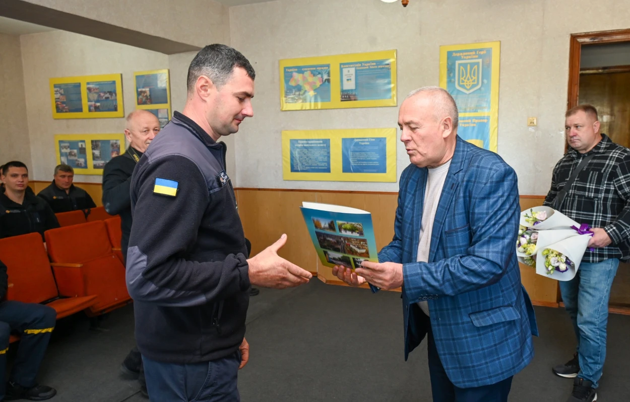 Вітання та відзнаки кагарлицьким рятувальникам до професійного свята