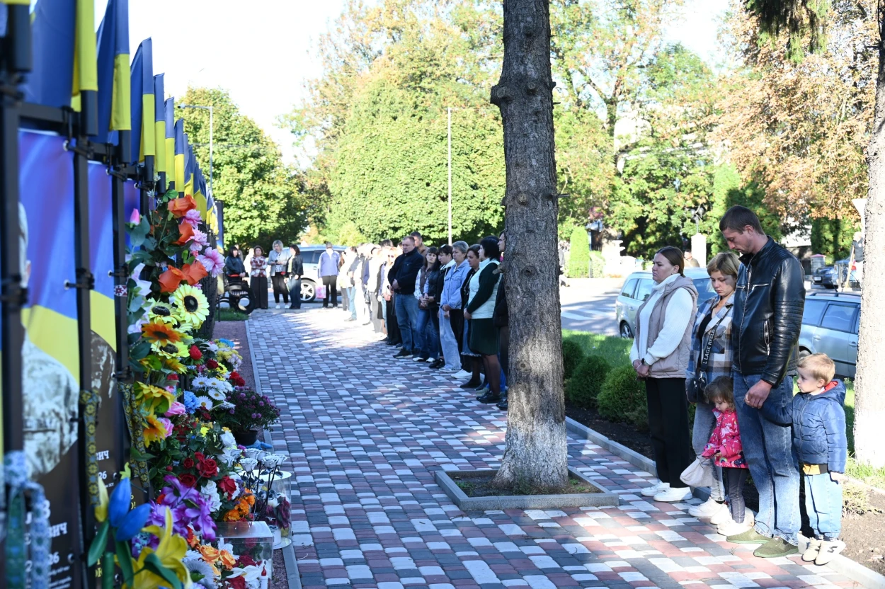 Під Покровом Героїв України: у Кагарлику відкрили банери пам'яті ще двом Героям-землякам