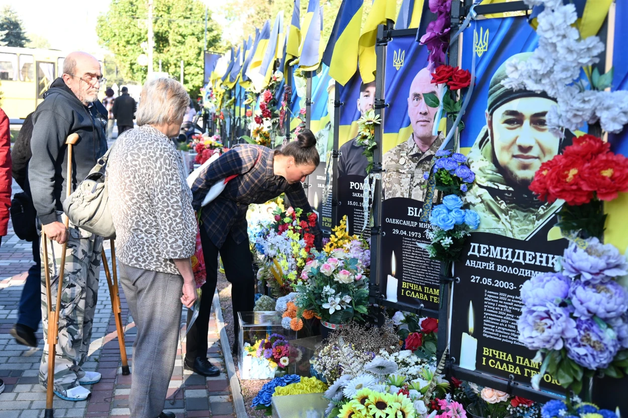 Під Покровом Героїв України: у Кагарлику відкрили банери пам'яті ще двом Героям-землякам