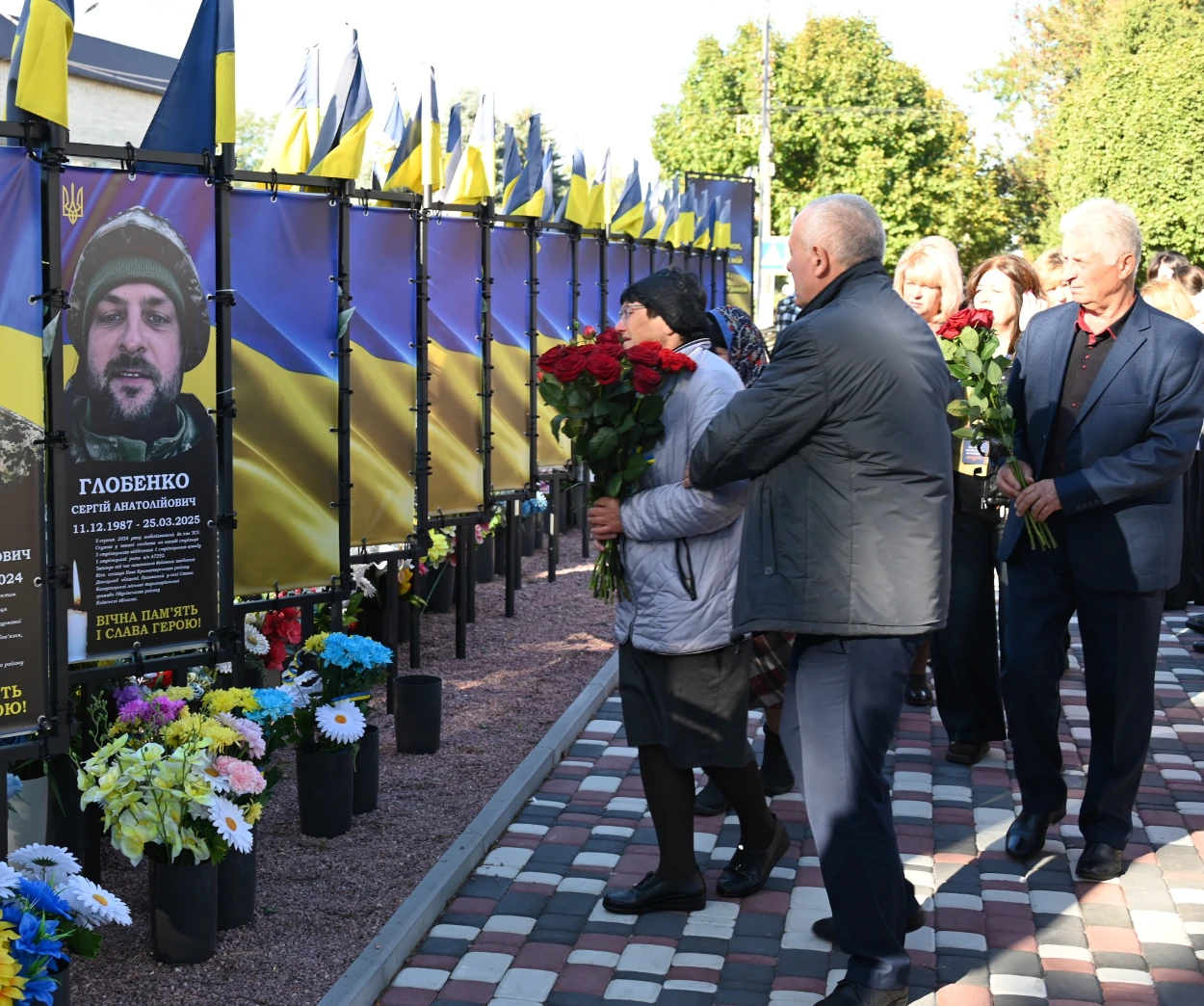 Під Покровом Героїв України: у Кагарлику відкрили банери пам'яті ще двом Героям-землякам