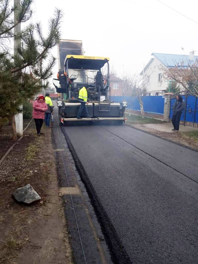Асфальтування вулиць міста