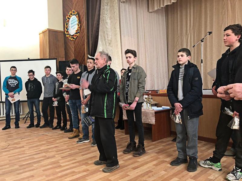 Вручення нагород пеерможцям турніру