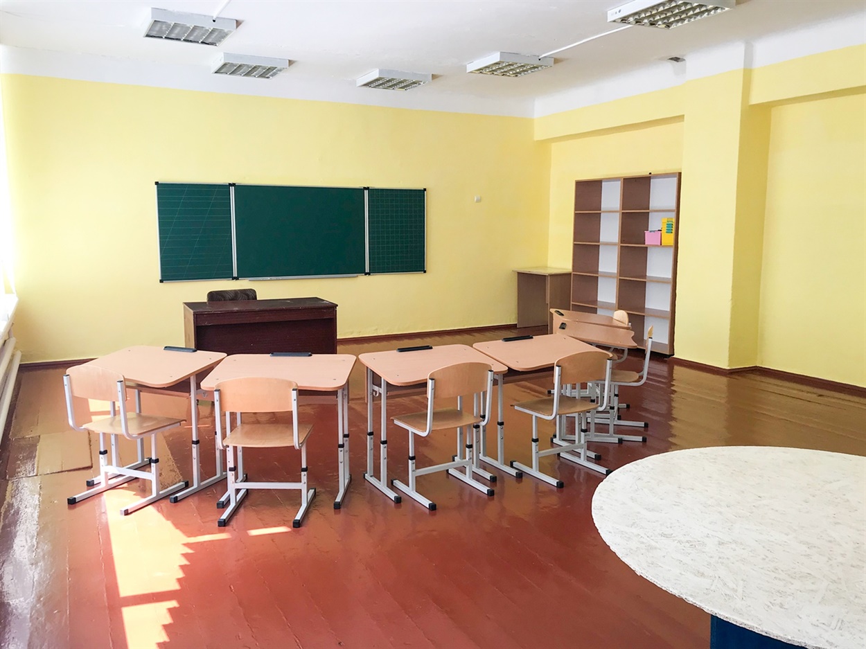 Облаштування перших класів сучасними меблями.