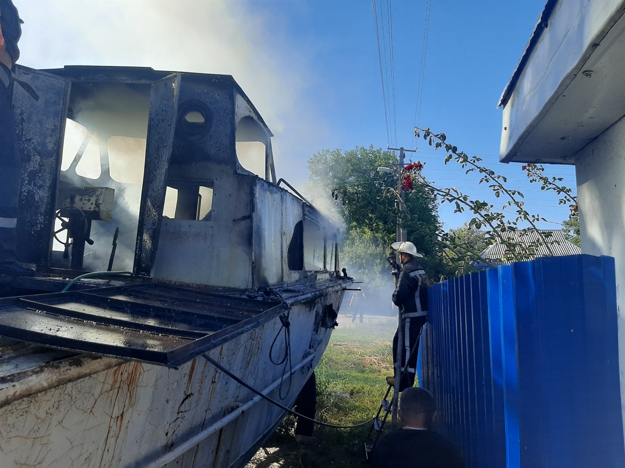 У Ржищеві орів човен