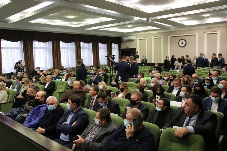 Під час першої сесії Київської обласної ради