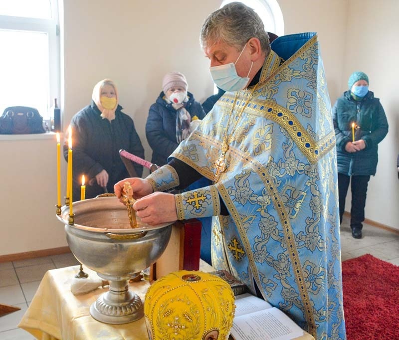 Освячення каплички в селі Леонівка