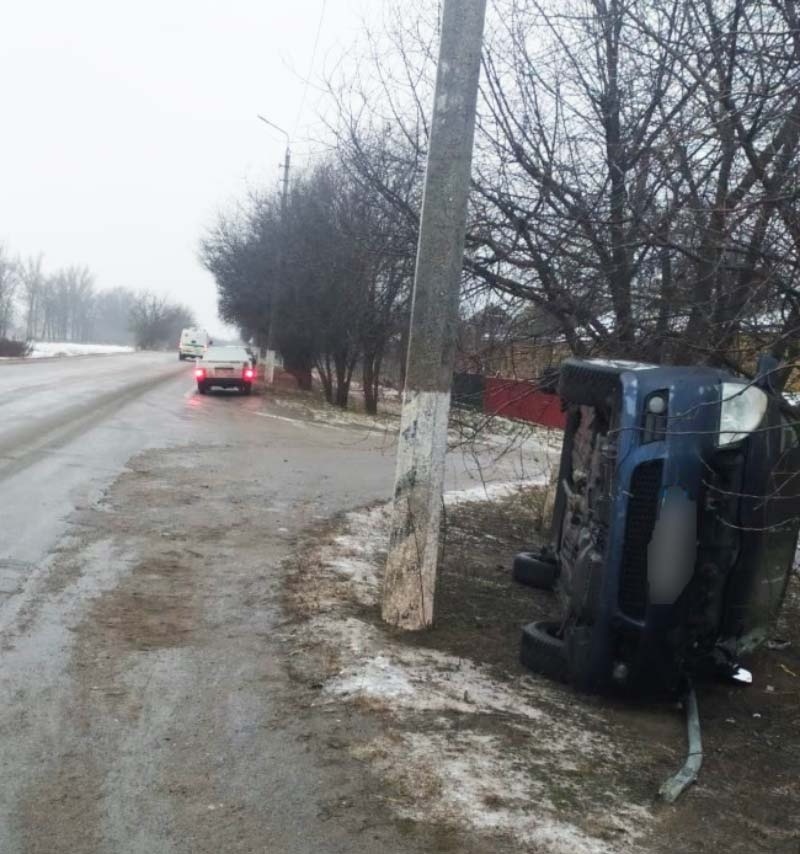 аварія в Кагарлику по вулиці Миронівській