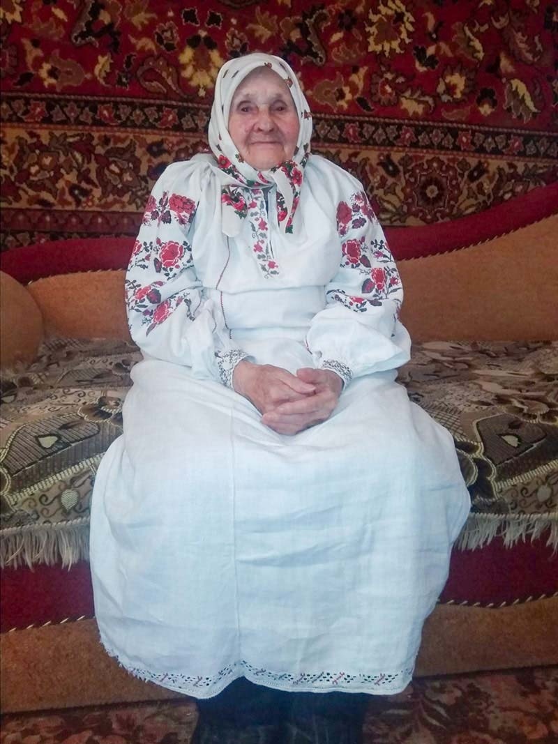 Власниця вишитої сторчки із Кагарличчини