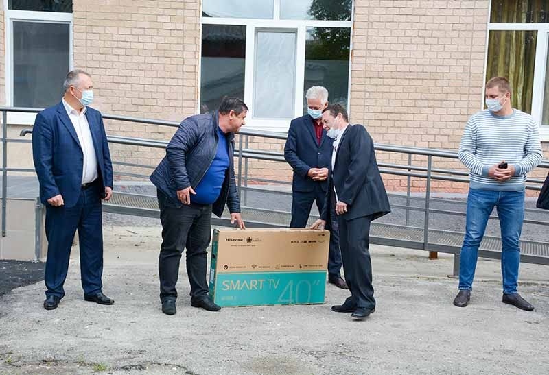 Телевізор у терапію Кагарлдицької лікарні
