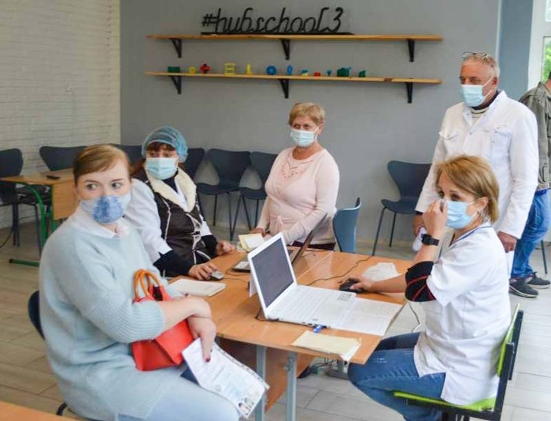 Щеплення від коронавірусу в Кагарлику