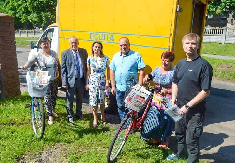 Під час відкриття поштового відділення в новому приміщені в Буртах