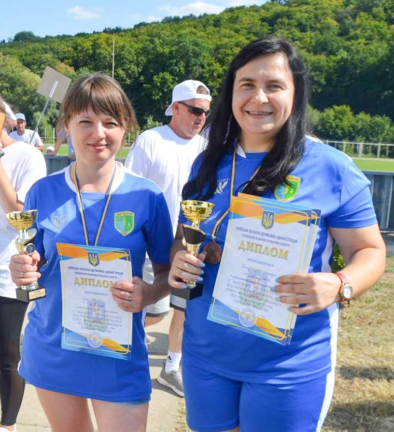 Кагарличанки Жанна Орел та Юлія Лісова