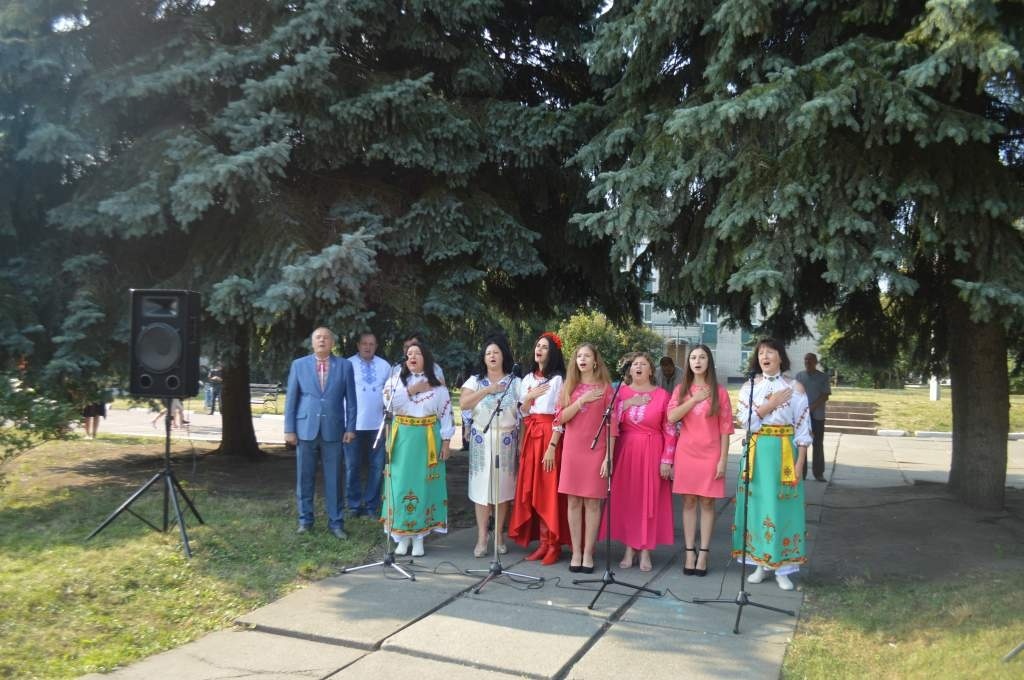 Виконання Гмну у Кагарлику