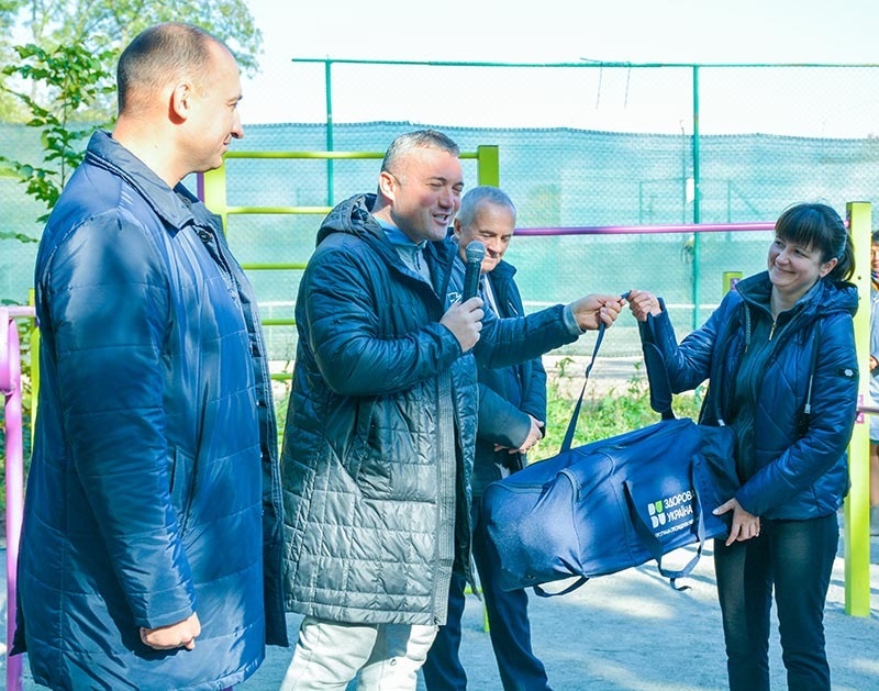 Відкриття активного парку в Кагарлику