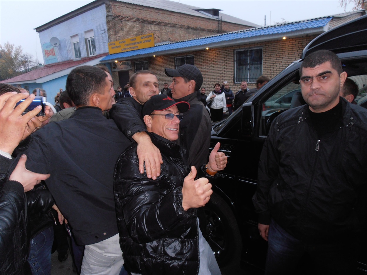 Жан-Клод Ван Дамм, Кагарлик, жовтень 2012 р.