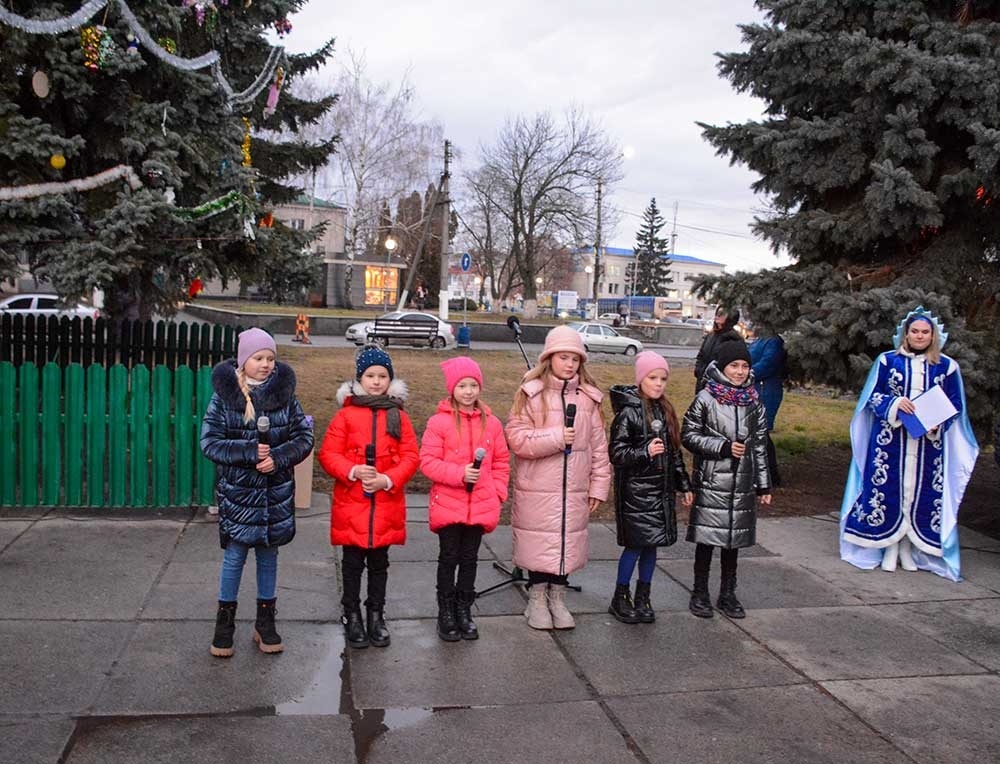 Виступ на ялинці в Кагарлику