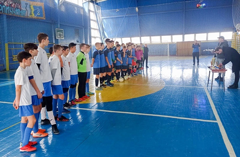 Вручення нагород футболістам в Кагарлику