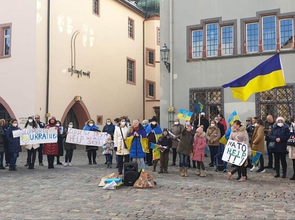Мітинг в підтримку України в германії