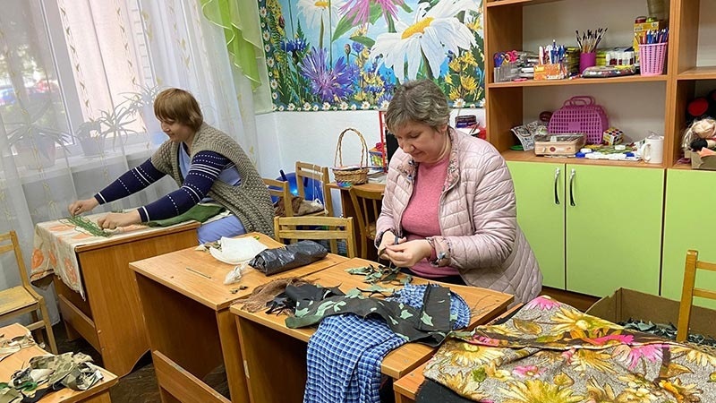 В Кагарлику виготовили 15 маскувальних костюмів