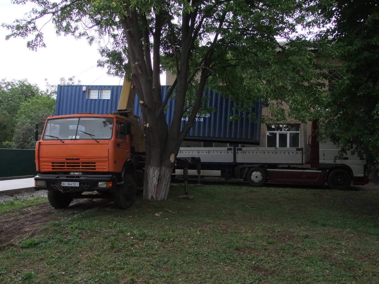 Розвантаження кисневої станції