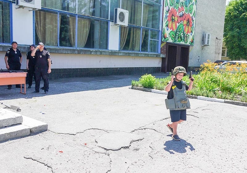 Дітям Кагарлика поліція влаштувала свято