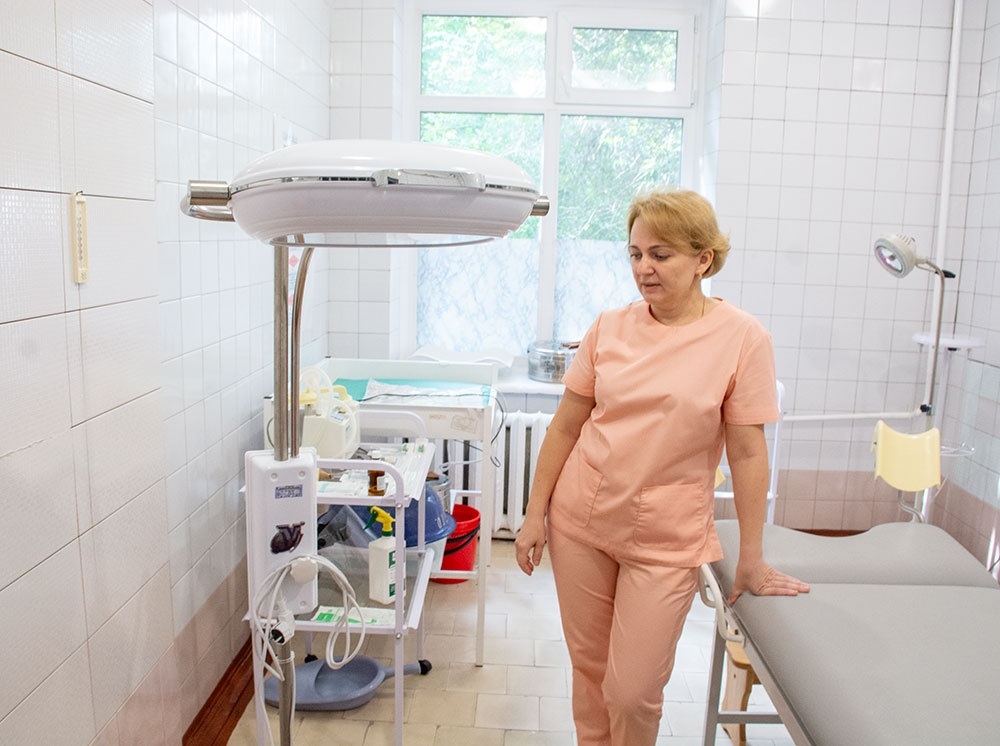 Лампа для фототерапії в Кагарлицькій лікарні