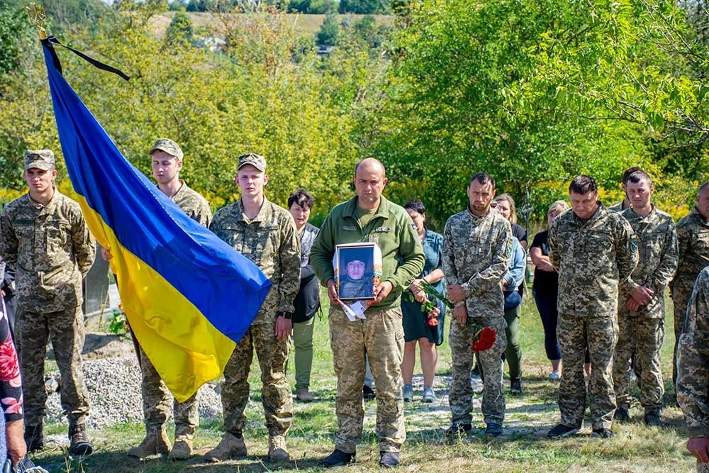 Похорон воїна в Халчі на Кагарличчині