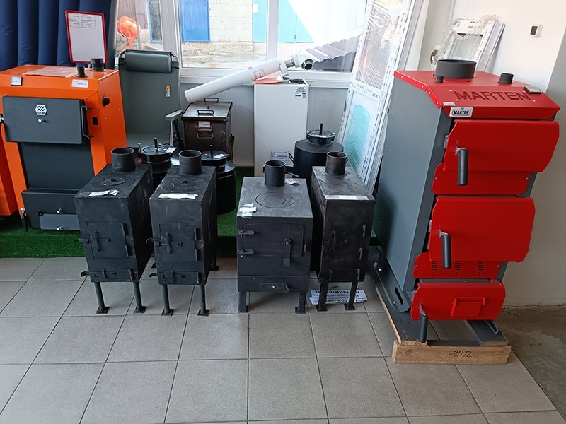 Котли і буржуйки на зиму в Кагарлику