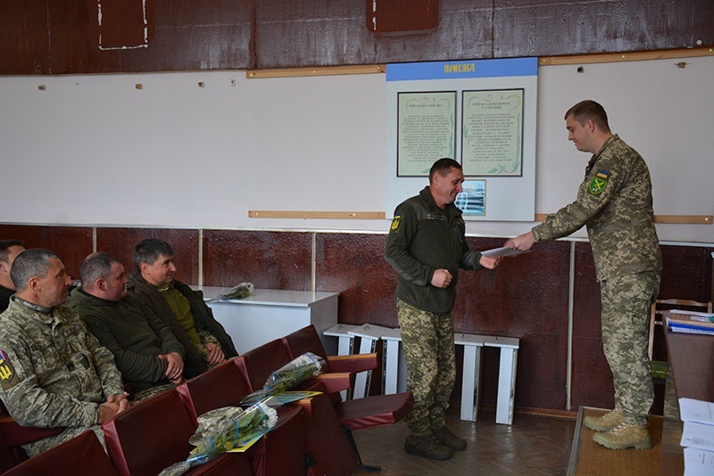 Вітання в Кагарлицькому військкоматі Музирою