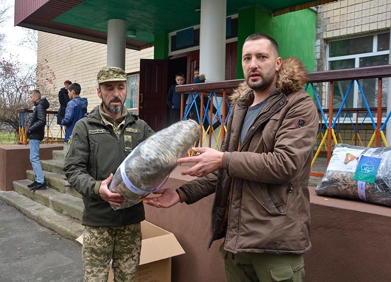 Допомога від жителів Халчі солдатам