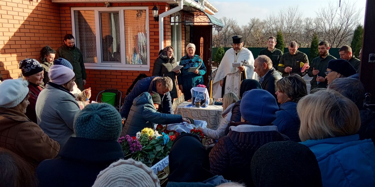 Кагарличчина прощається з воїном Олександром Стрілецьким.
