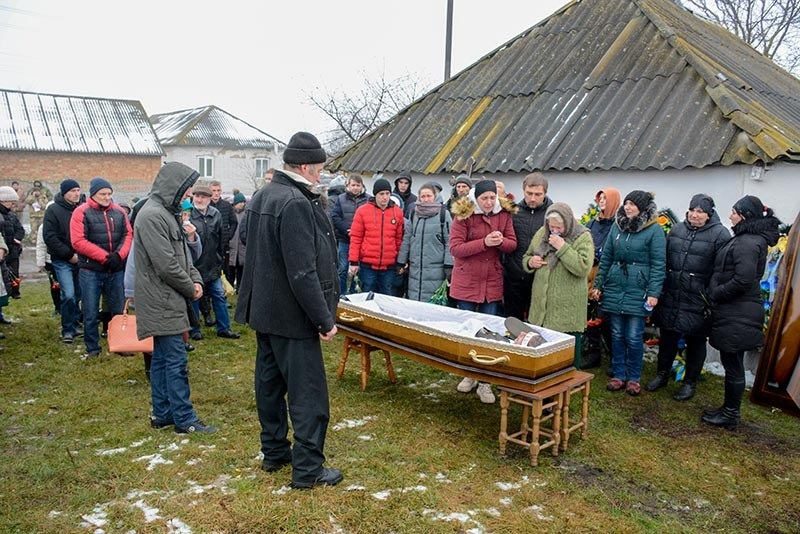 Прощання із солдатом в Буртах на Кагарличчині
