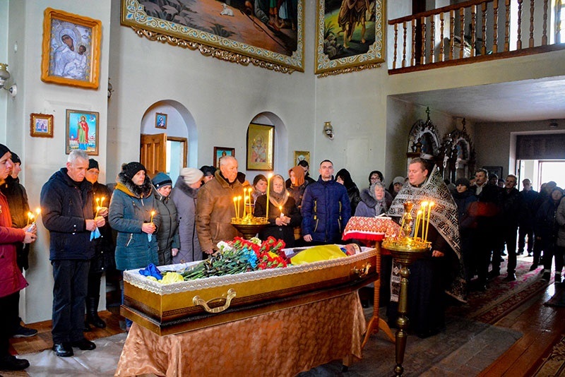 Віжспівування загиблого в Бурьтах на Кагарличчині