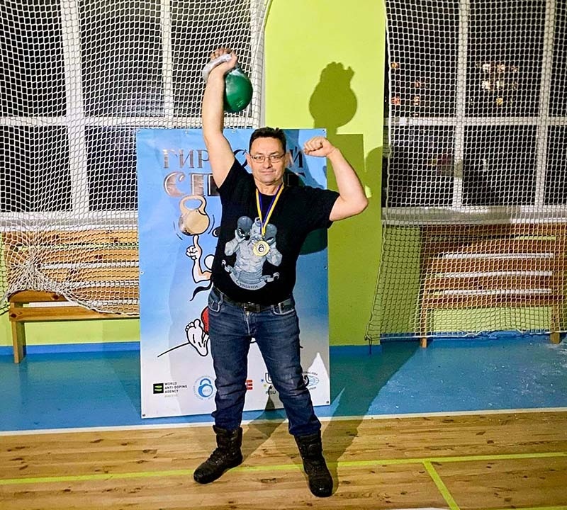 Переможець із Кагарличчини в гирьовому спорті