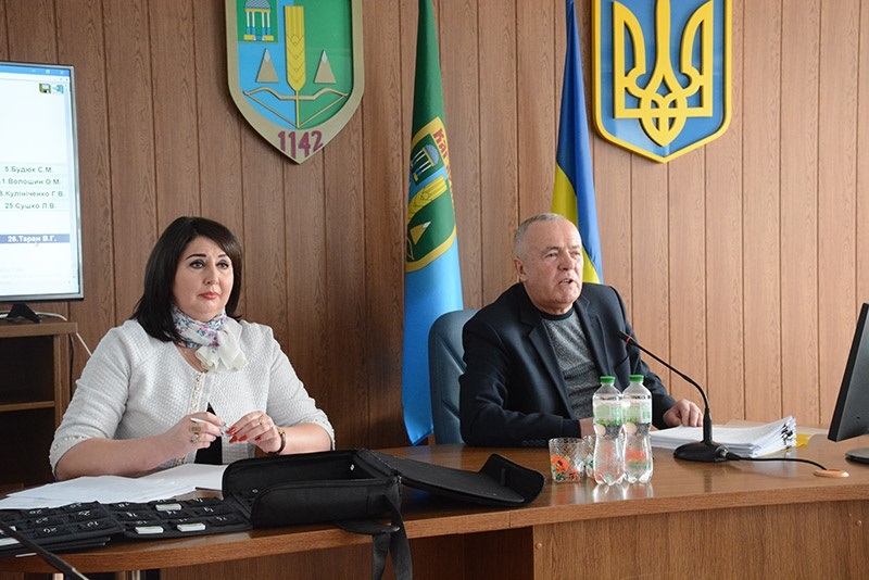 Кагарлицький міський голова Олександр Панюта та секретар міськради Людмила Демиденко