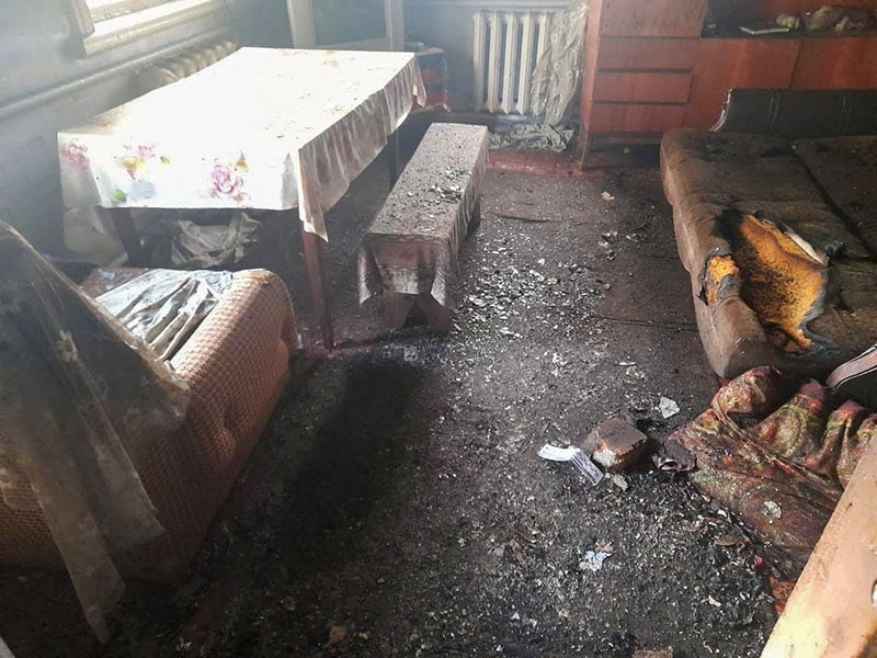 В Кагарлику племінник підпалив хату тітки