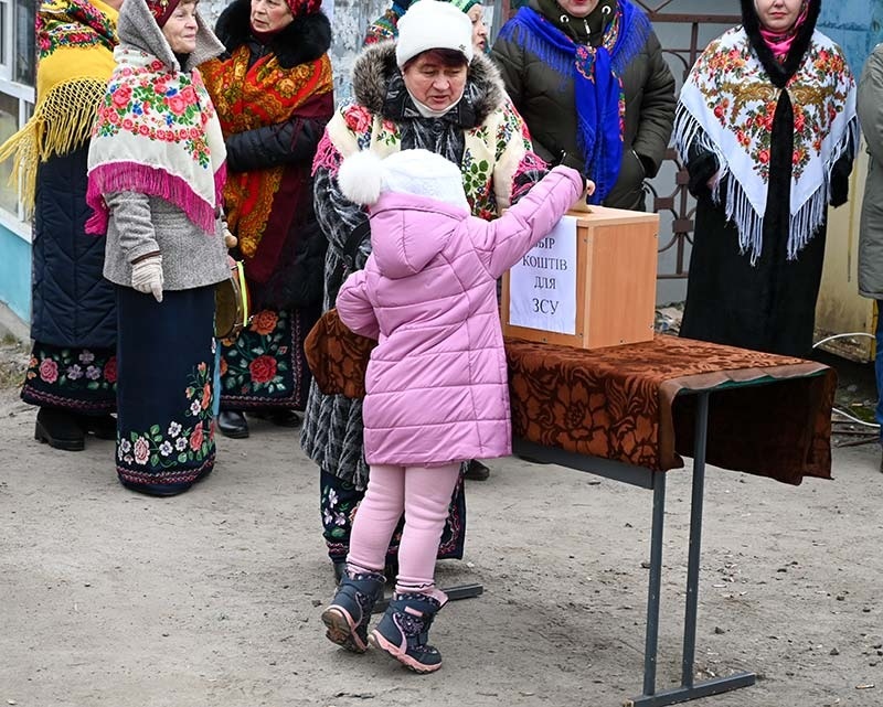 Збір коштів для ЗСУ в Кагарлику