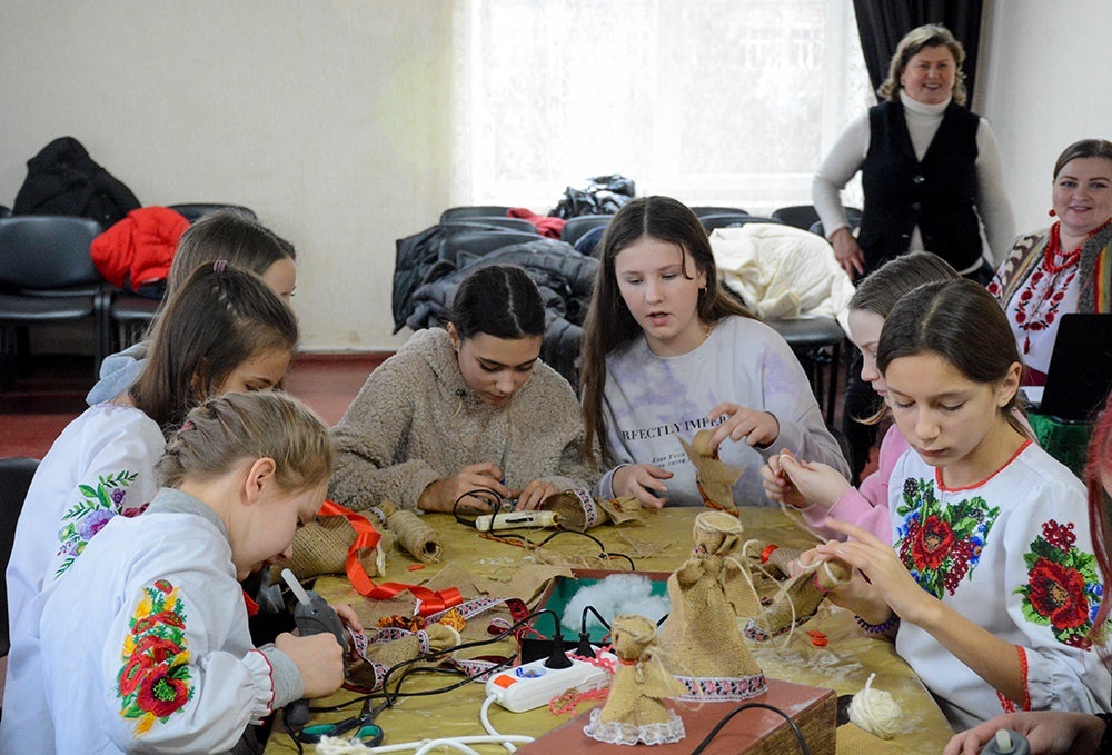 Виготовлення янголів в Кагарлику