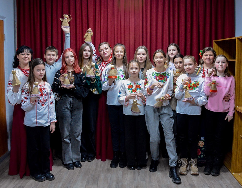Фото учасників майстер-класу в Кагарлику