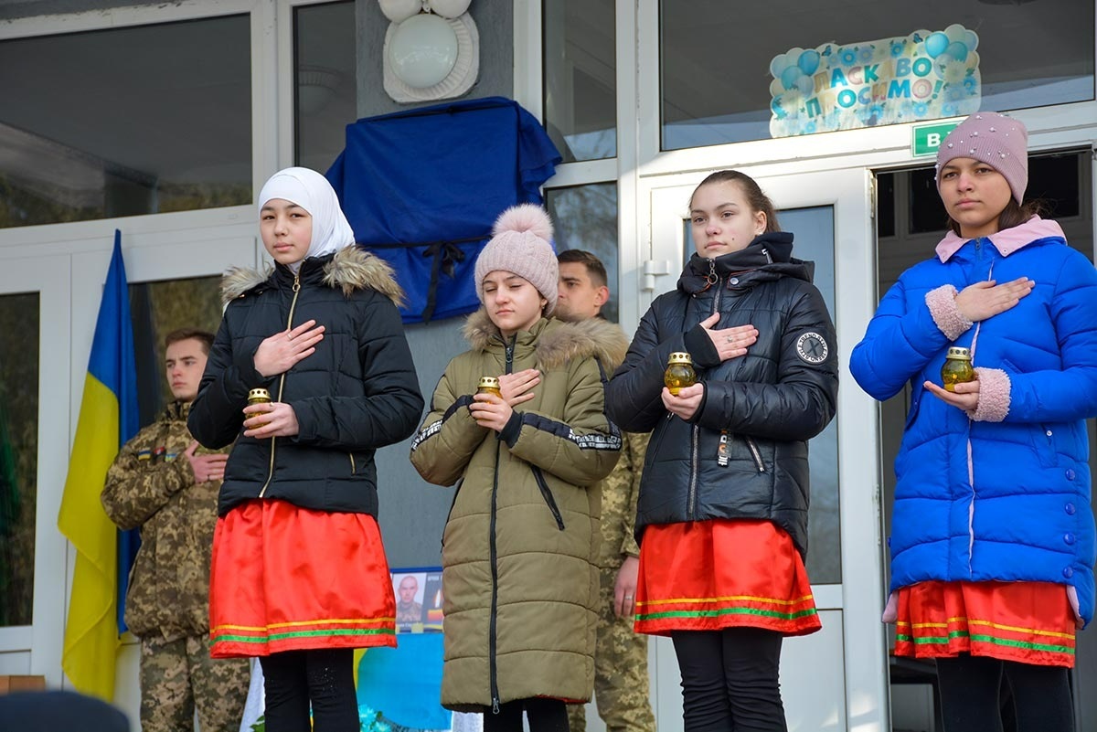 Відкриття в Переселенні Кагарлицької громади меморіальної дошки