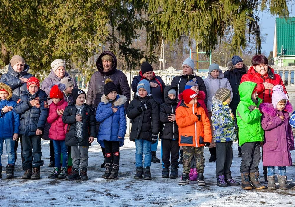 Відкриття  дошки герою на Кагарличчині в Переселенні