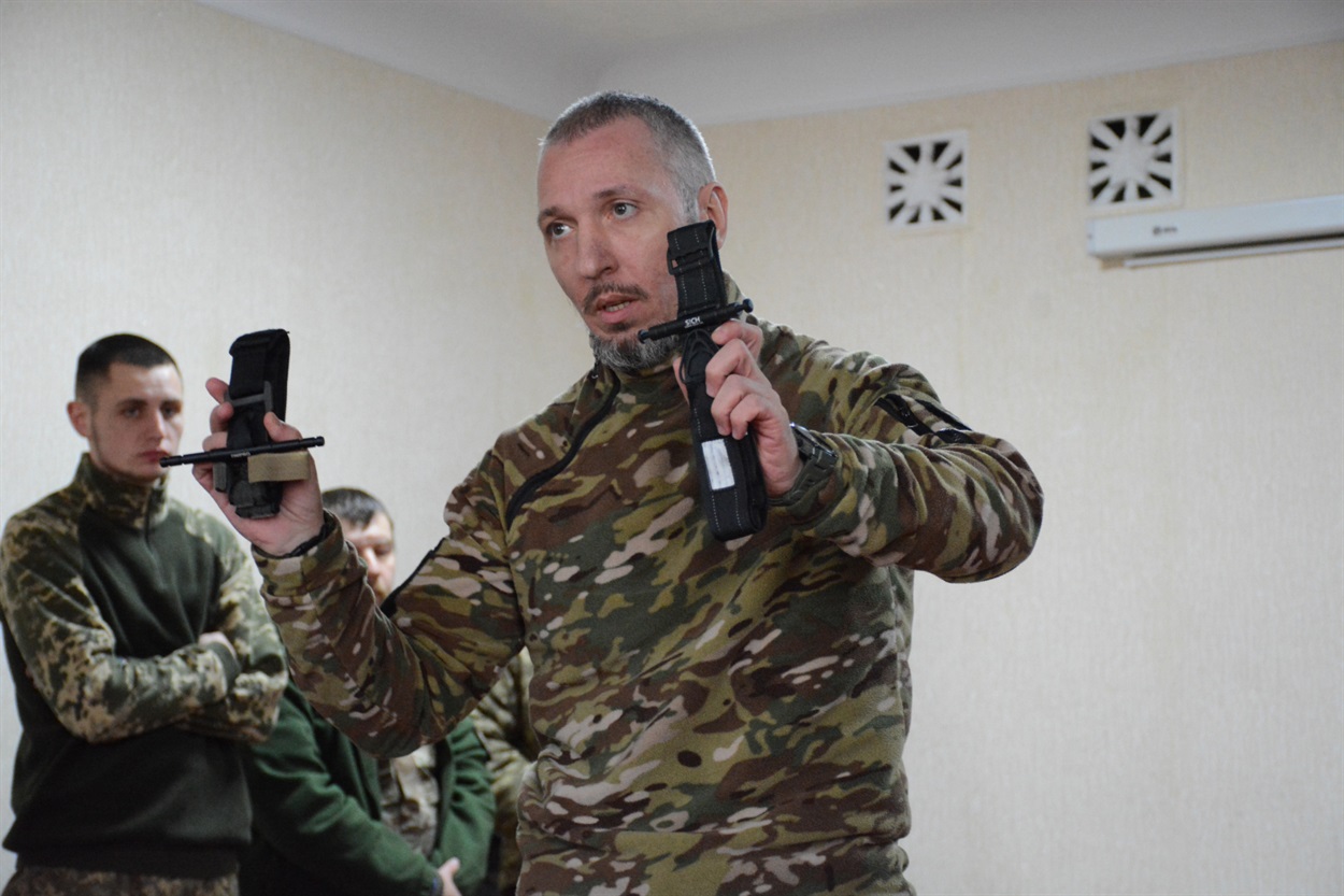 Навчання із тактичної медичної допомоги в Кагарлику