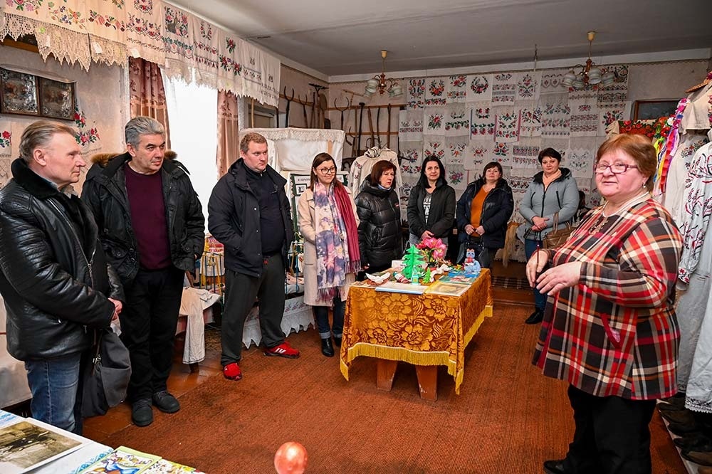 Рушники в музеї Великих Пріцьок на Ржищівщині