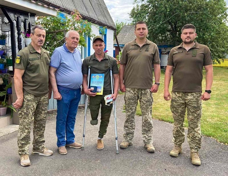 Вручення нагороди Олександру Мозговому із Кагарличчини
