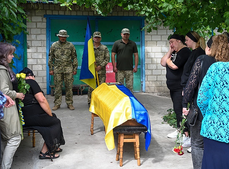 Похорон солдата Ігоря Олексієнка в Кагарлику-2