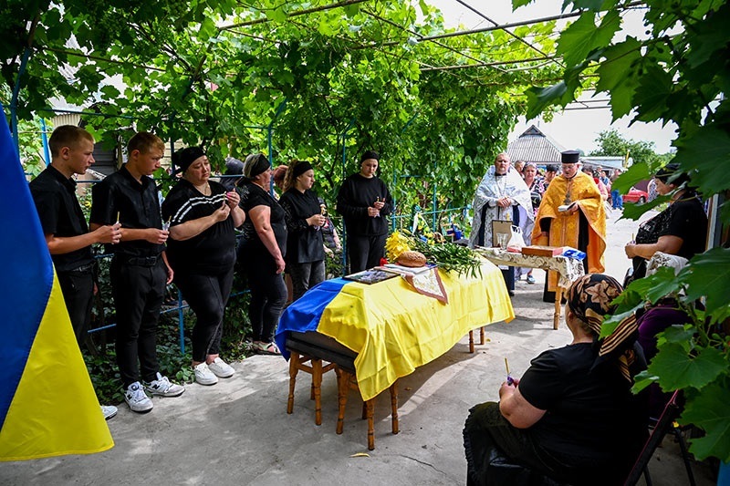 Похорон солдата Ігоря Олексієнка в Кагарлику-3