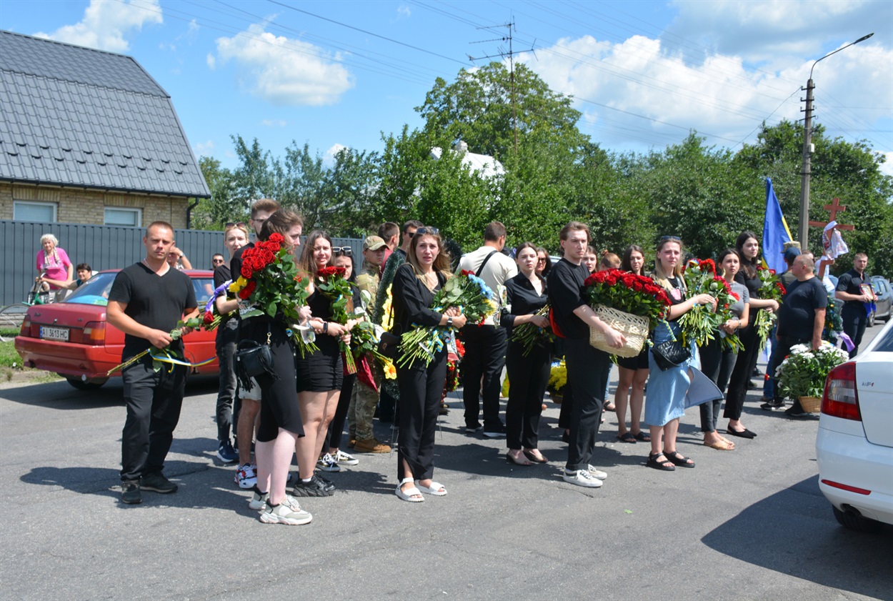 У Кагарлику в останню дорогу провели Героя Олега Фоміна