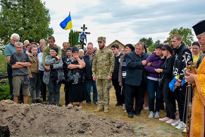 Похорон Героя Руслана Сікана в Кагарлику 1