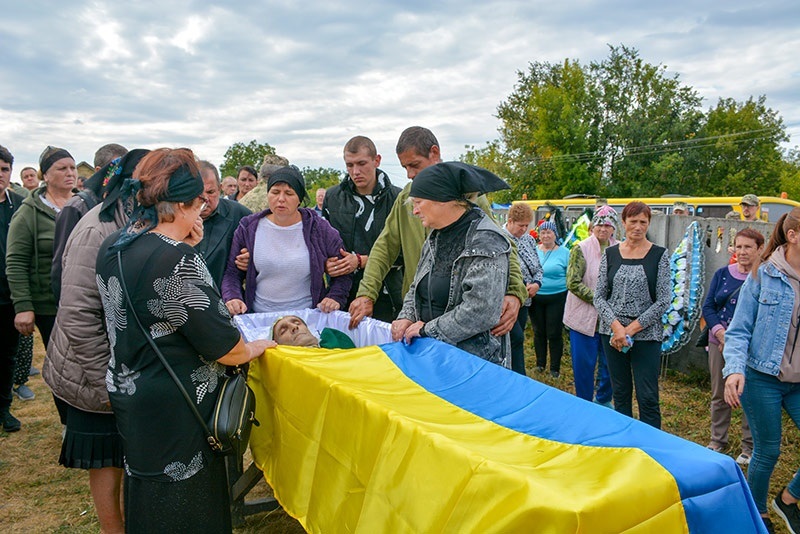 Похорон Героя Руслана Сікана в Кагарлику 5