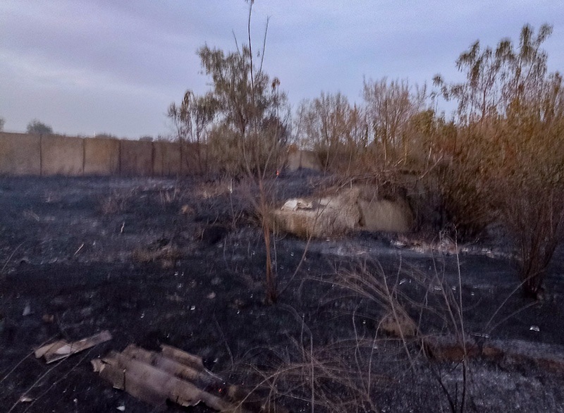 Пожежа в Кагарлику по вулиці Тургенєва